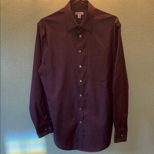 Merona Burgundy Dress Shirt